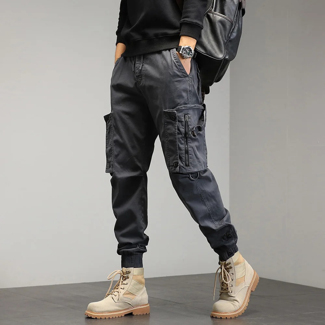 Levoire | Pantalon Cargo Pour Hommes Au Design Pratique Gris