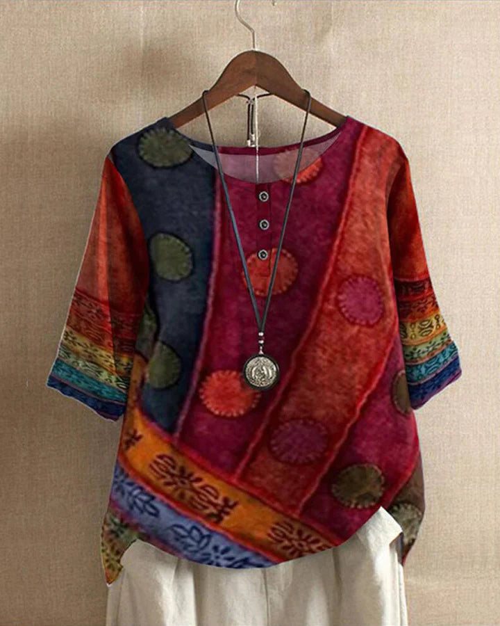 Levoire | Boho T-Shirt Rot