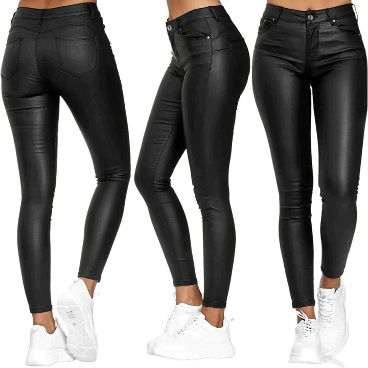 Levoire | Leggings En Cuir Femme