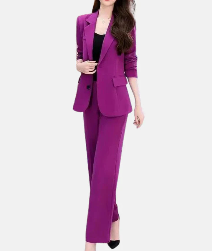 Levoire | Costume Pant Avec Blazer Cintré Lilas