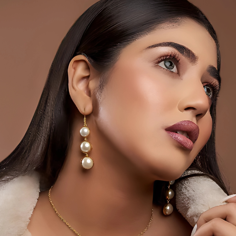 Levoire | Boucles D'Oreilles En Perles Blanches