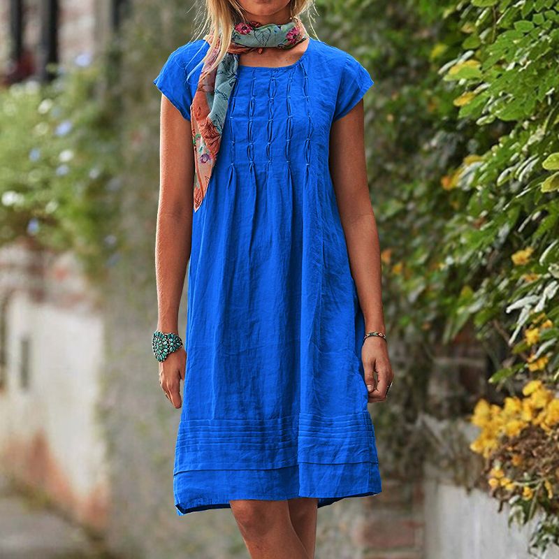 Levoire | Robe d'été manches légères Bleu