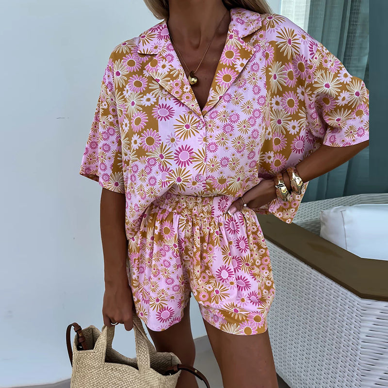 Levoire | Chemise Et Short Ensemble Pour Femmes Alina