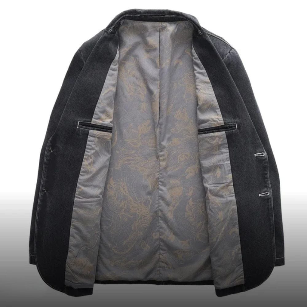 Levoire | Veste En Denim Réversible À Manches Longues