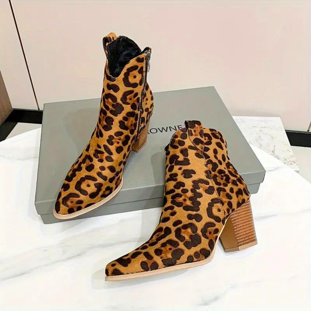 Levoire | Bottes À Imprimé Léopard Tendance