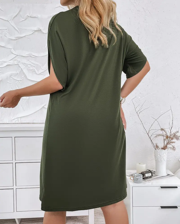 Levoire | Femme Élégant Robe Mi-Longue