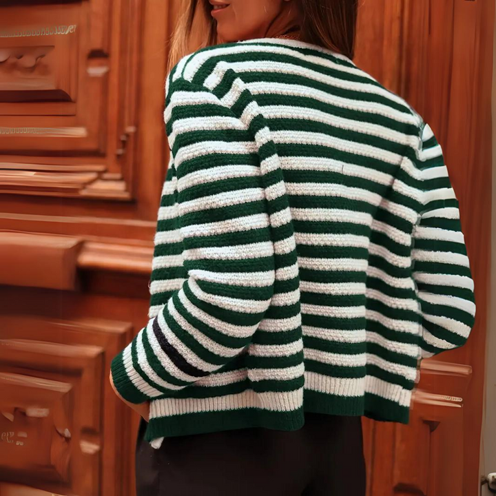 Levoire | Pull Féminin Rayé Élégant