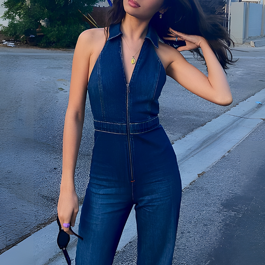 Levoire | Salopette En Denim Classique Pour Femmes