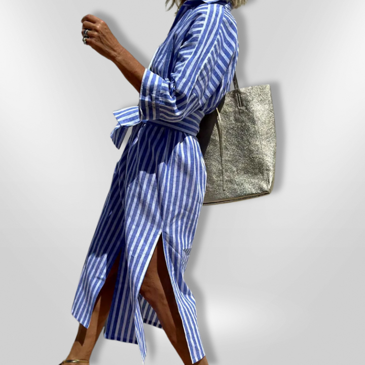 Levoire | Robe chemise rayée