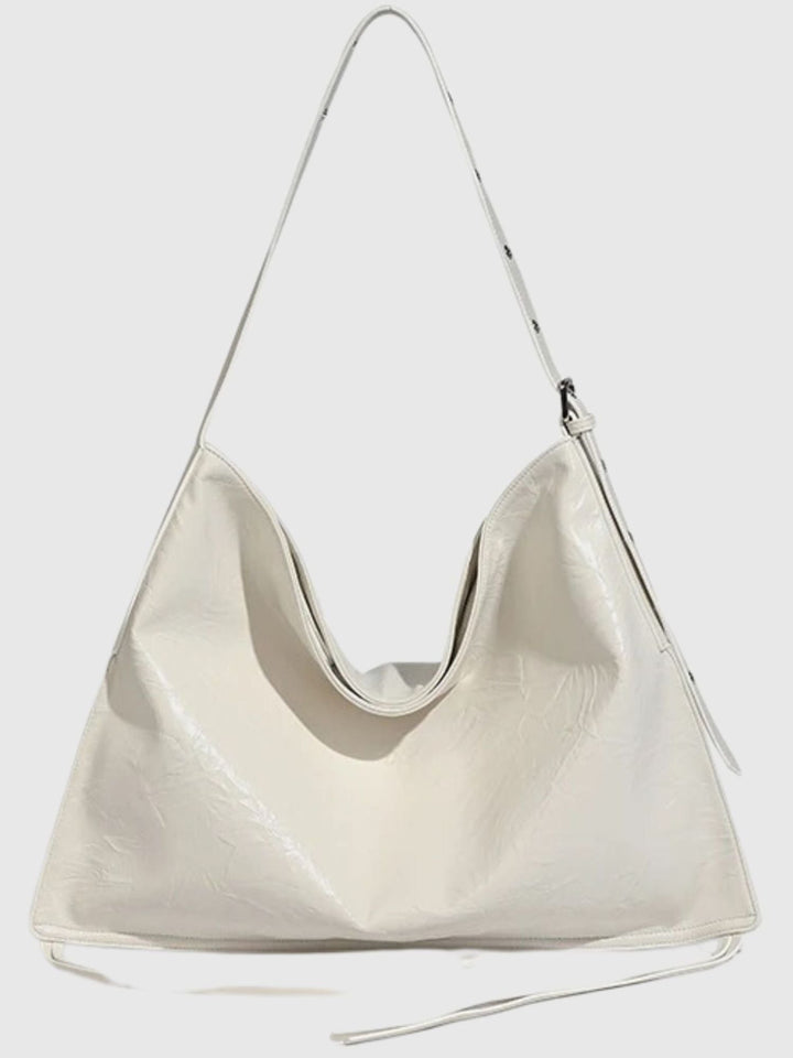 Levoire | Sac De Transport En Cuir Usé Blanc