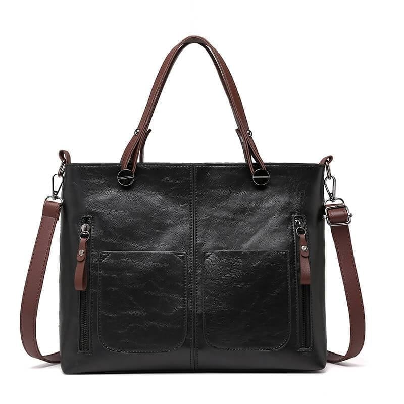 Levoire | Sac À Bandoulière Rétro Élégant Pour Un Usage Quotidien Noir