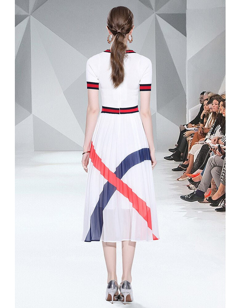 Levoire | Pull À Col Rond Tricoté Avec Manches Courtes