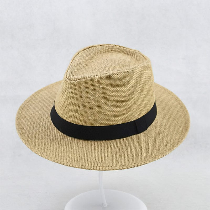Levoire | Chapeau Panama fait main classique Khaki 54-59cm