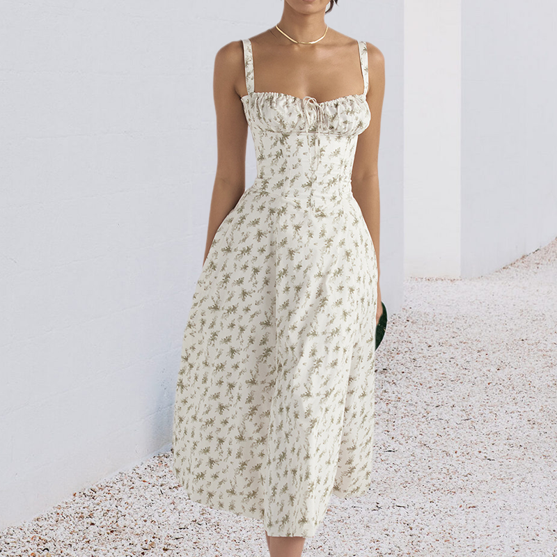 Levoire | Robe d'Été Avec Détails Corset