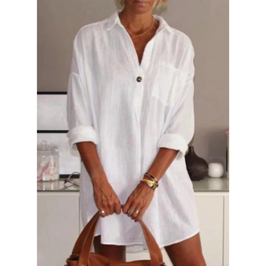 Levoire | Robe Élégante et Flatteuse pour Femmes Blanche