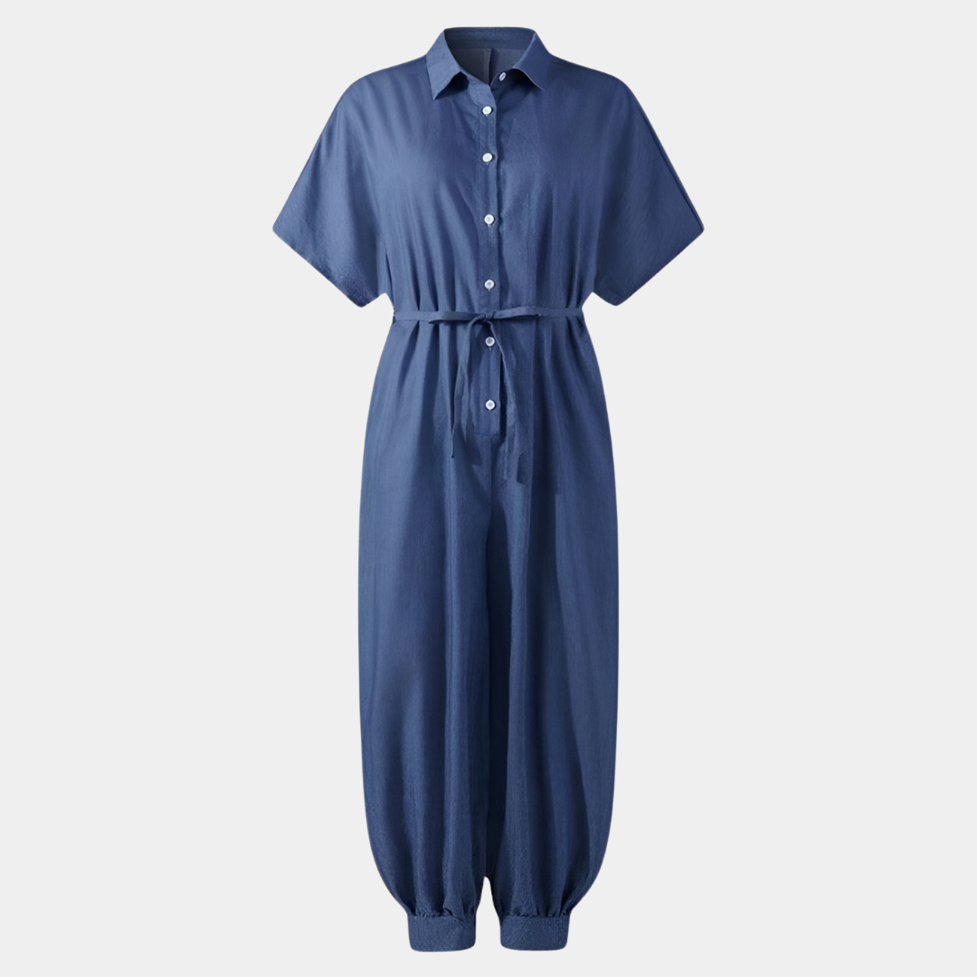 Levoire | Salopette En Denim Décontractée Pour Femmes Bleu profond