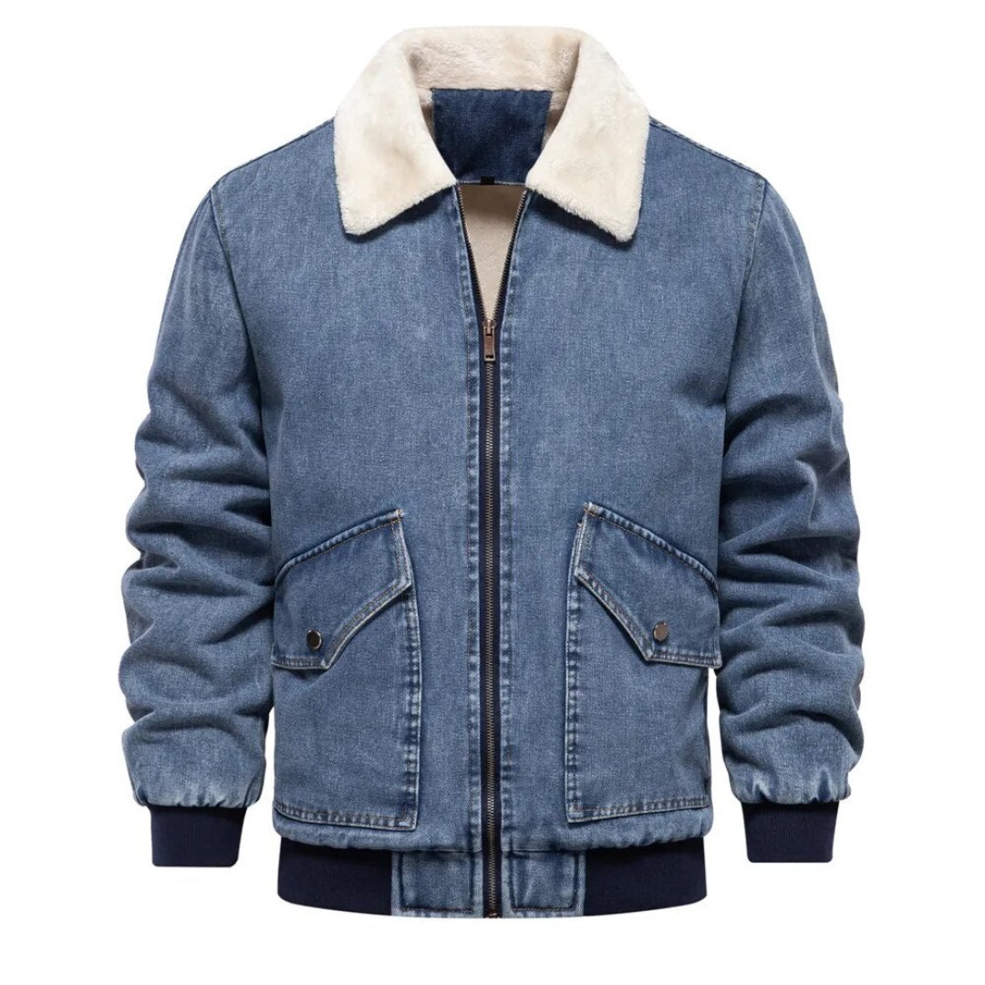 Levoire | Blouson Hommes Bomber Design Tendance Bleu