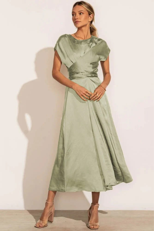Levoire | Robe Midi Femme Robe Élégante Pour Femmes Pièce