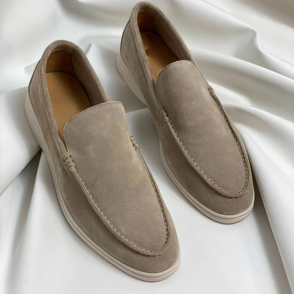 Levoire | Élégants mocassins d'été Caqui