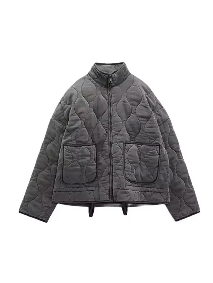 Levoire | Veste En Coton Élégante Gris