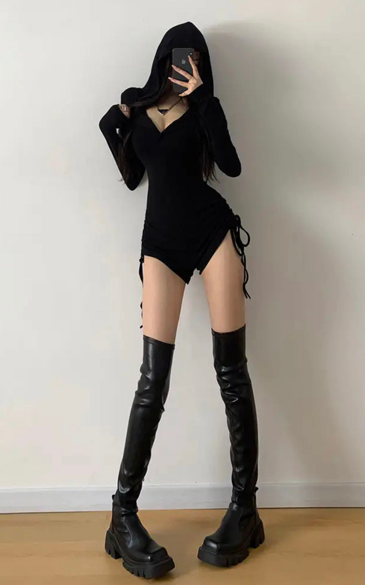 Levoire | Courte Large Style Urbain Pour Femmes Avec Capuche