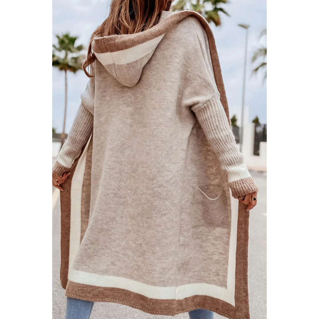 Levoire | Veste Longue Confortable Pour Femmes Khaki