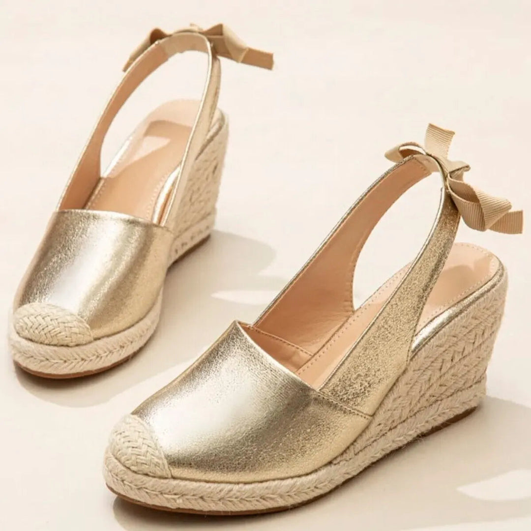Levoire | Boucle Couleur Dorée Sandales Pour Femmes Or