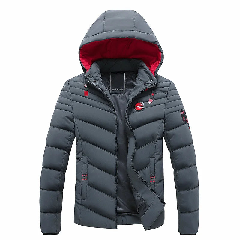 Levoire | Parka Idéal Veste Pour Hommes Gris A