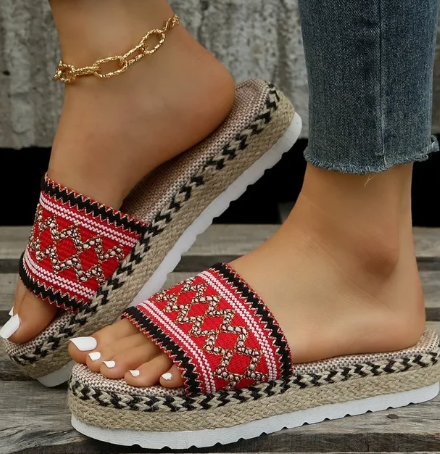 Levoire | Été Femmes Maison Chaussures Extérieur Plage Multicolore 2