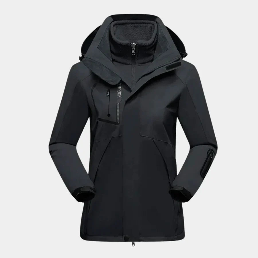 Levoire | Veste De Ski Imperméable Pour Femmes Noir