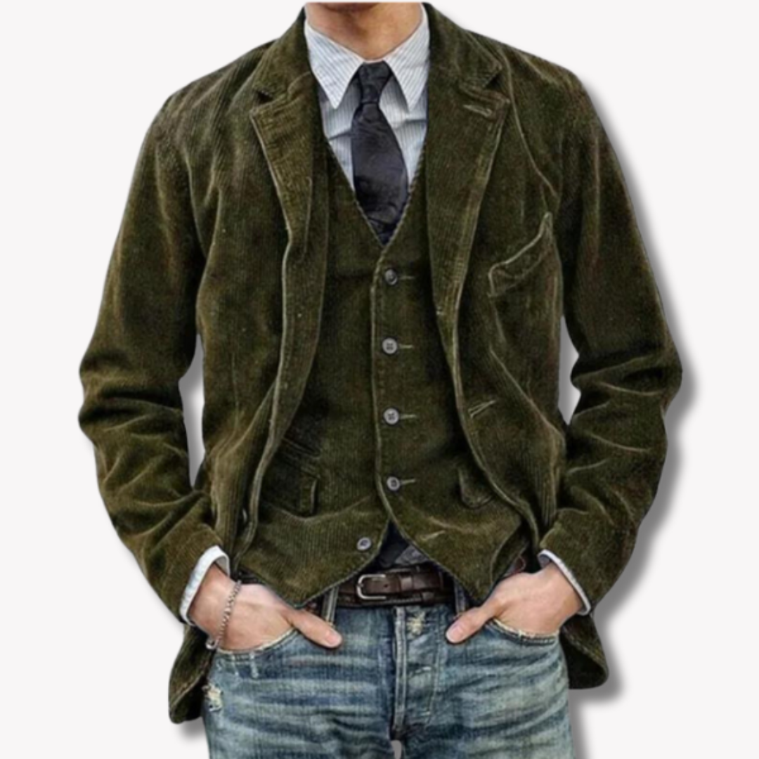 Levoire | Manteau Classique Homme Vert