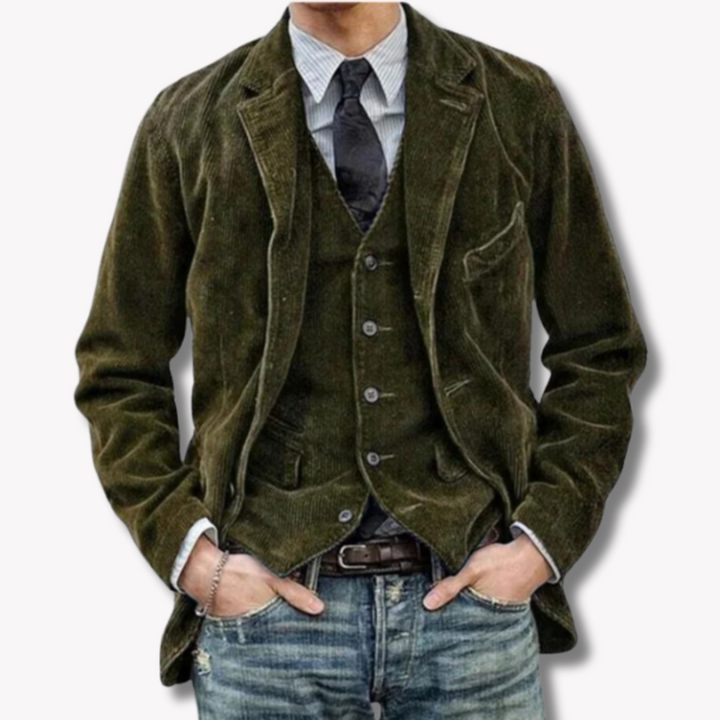Levoire | Manteau Classique Homme Vert