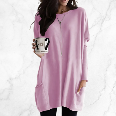 Levoire | Courbes Confort Robe En Waffle Fr Femmes Rosa