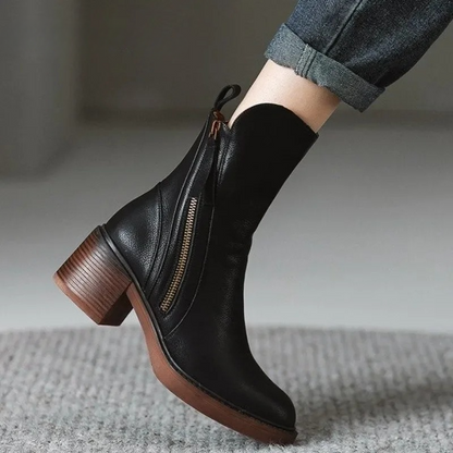 Levoire | Bottes À Lacets Pour Un Style Raffiné Noir