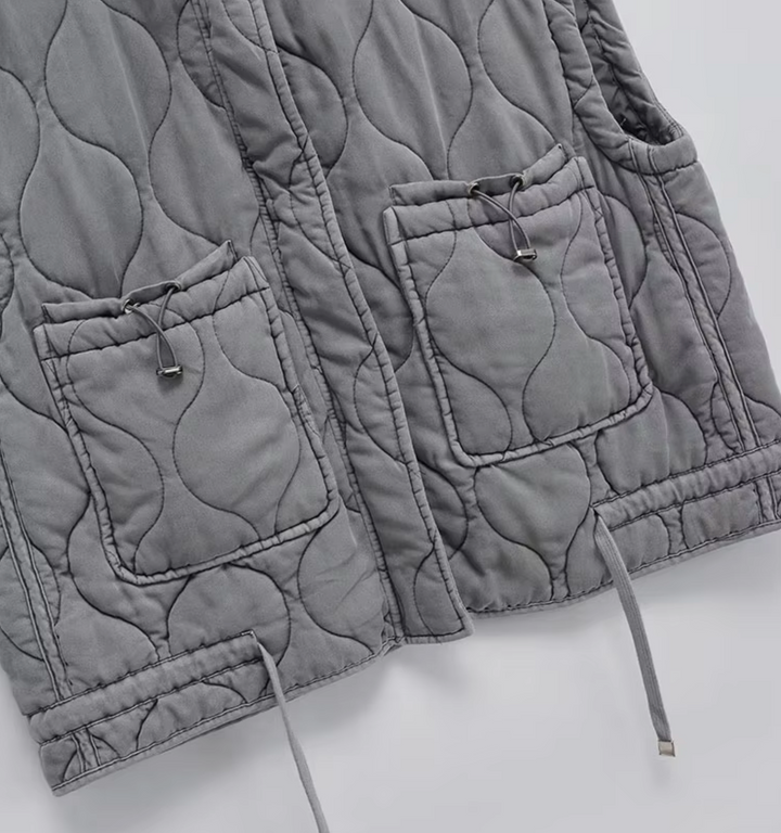 Levoire | Gilet Sans Manches En Coton Matelassé Pour Femmes