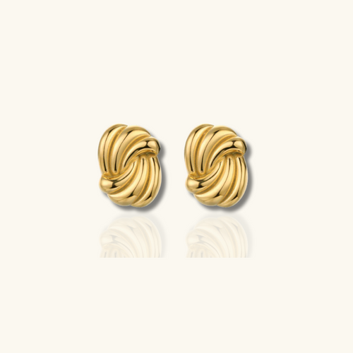 Levoire | Twist Knot Boucles D'Oreilles Design Élégant