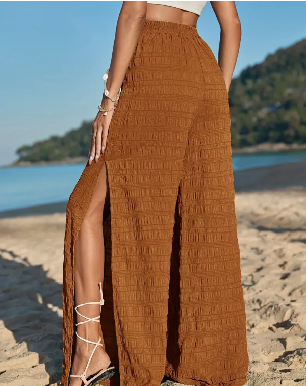 Levoire | Vêtements Structuraux Solides Pantalon Large À Jambe