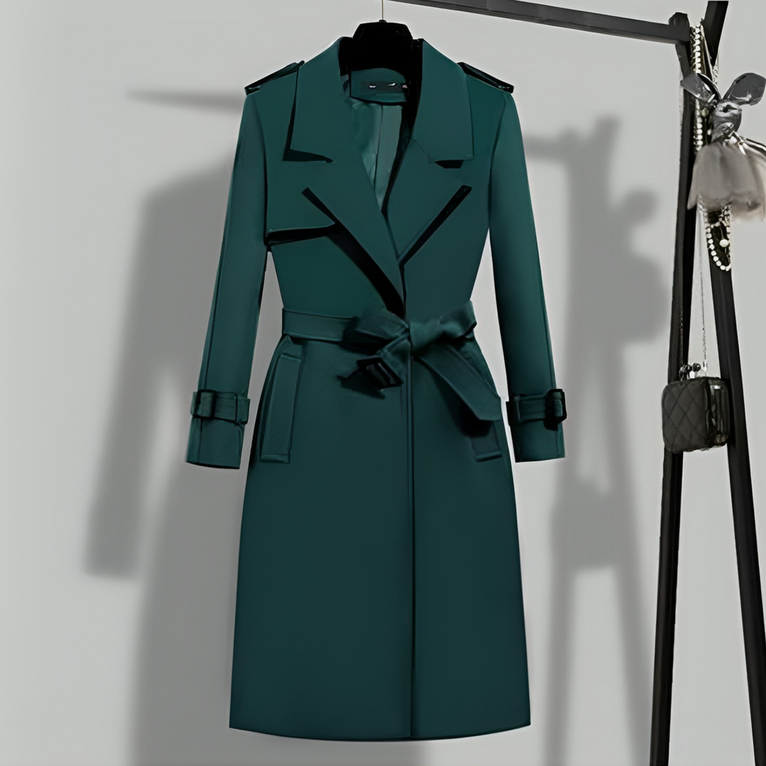 Levoire | Veste D'Automne Pour Femmes Avec Une Coupe Élégante Et Flatteuse Vert foncé