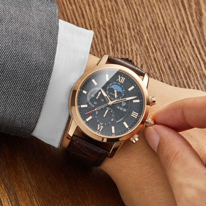 Levoire | De Luxe En Cuir Avec Mouvement À Quartz