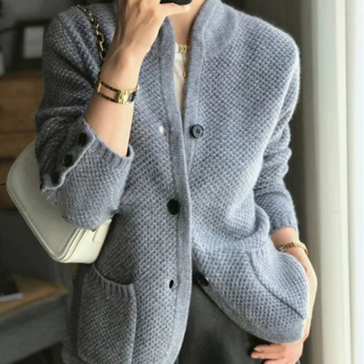Levoire cardigan douillet Bleu
