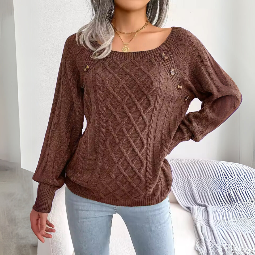 Levoire | Pull Élégant Pour Une Élégance Intemporelle Marron café