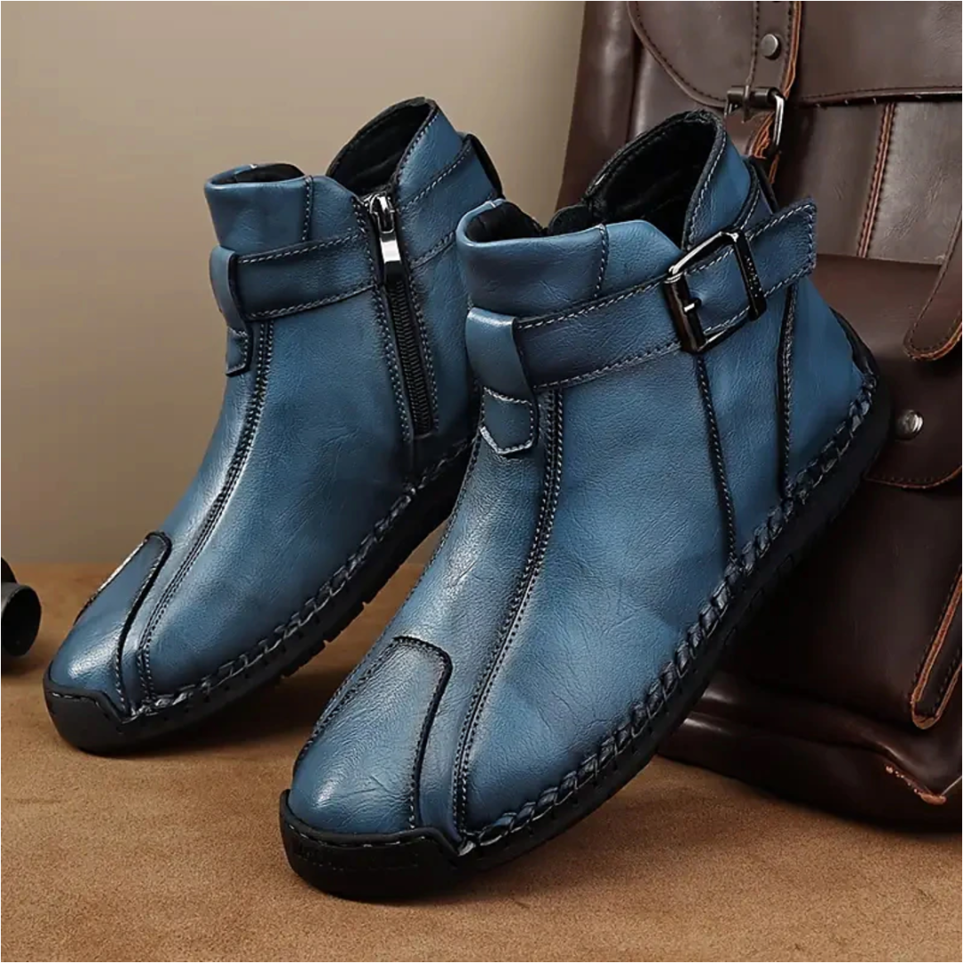 Levoire | Bottes À Fermeture Éclair Pour - Hommes - Stylistique Bleu