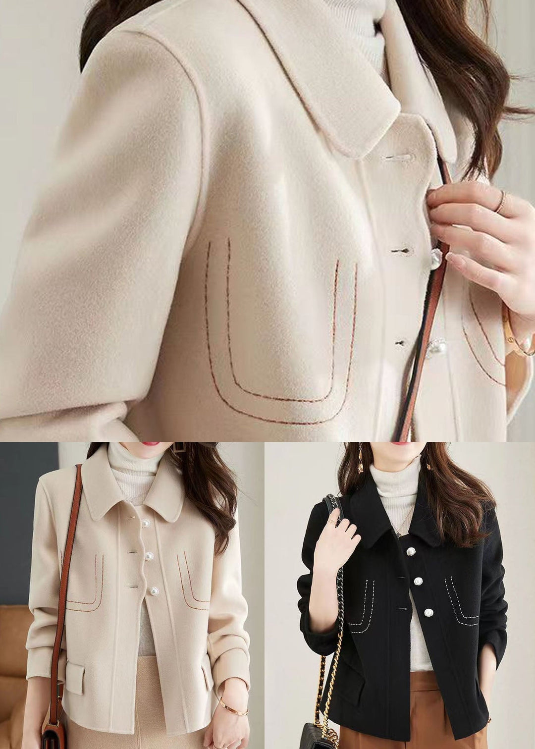 Levoire | Trench-Coat D'Automne Élégant Avec Un Design Expressif Et Un Col Attrayant.