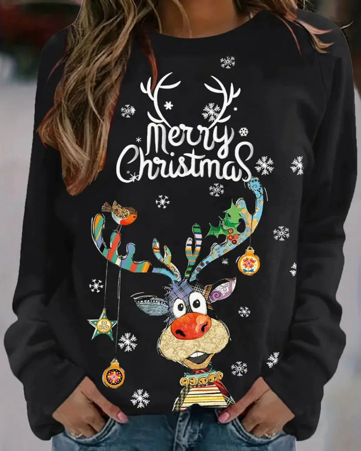 Levoire | Pull de Noël pour femmes Noir