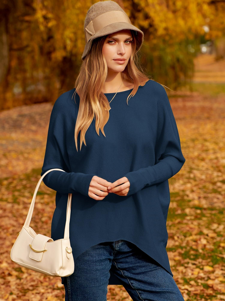 Levoire | Pull En Tricot Femmes Au Design Classique Marine bleu