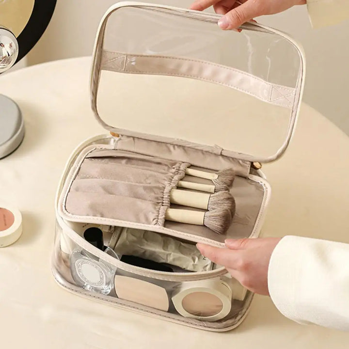 Levoire | Grande Trousse De Maquillage Étanche En Pvc Transparent