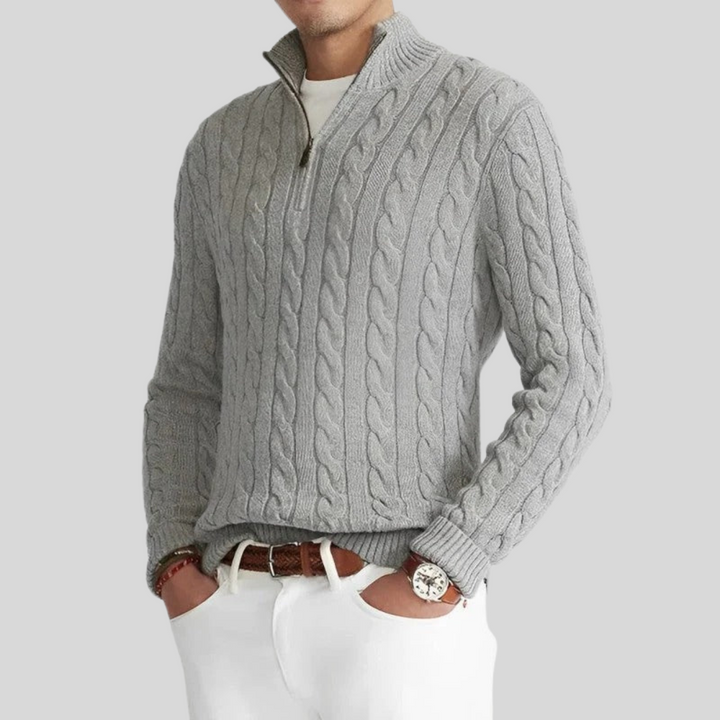 Levoire | Veste À Capeline Avec Fermeture Éclair Gris