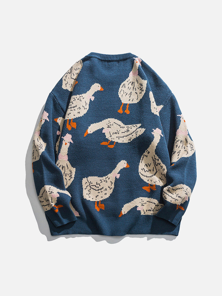 Levoire | Pull, avec un petit imprimé canard