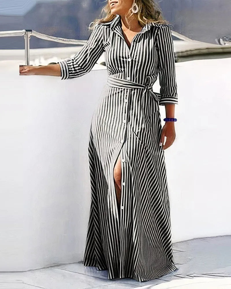 Levoire | Robe maxi moderne femme Noir