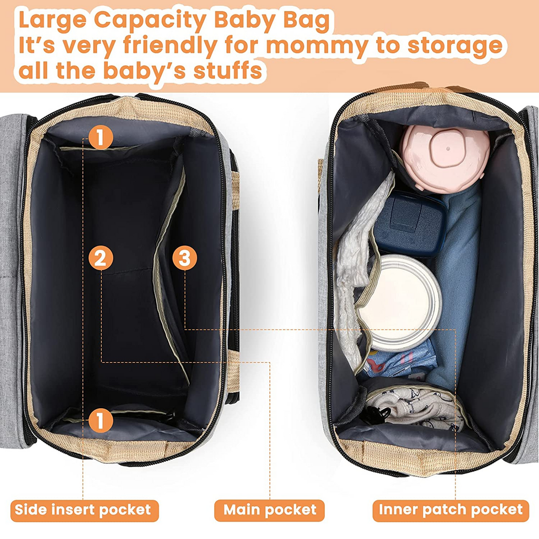 Levoire | Le tout-en-un sac à langer intelligent Sac pratique avec station à langer